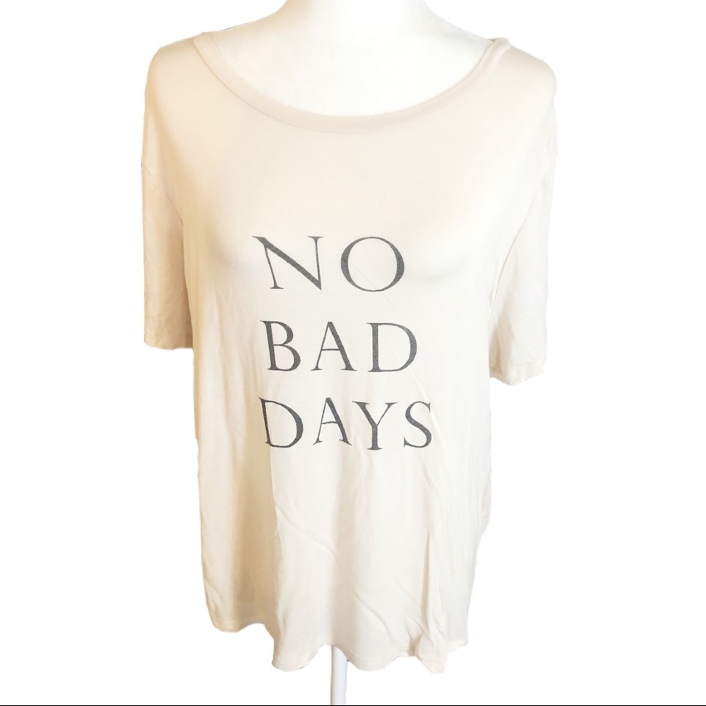 F21 No Bad Days Plus Tee 0X